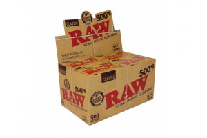 Papírky RAW 1 1/4 krátké, 500ks v balení | box 20ks